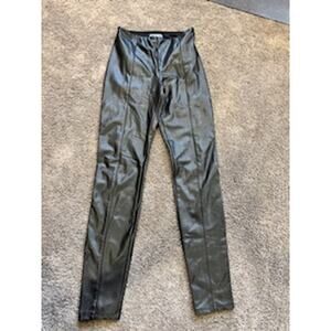 Lysse New York Faux Leather Leggings Women’s 4 Black Pull-On Skinny Pants